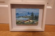 Oil Of Lakeside Scene