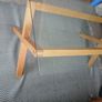 Glass and oak table Image 2