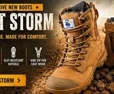 Desert Storm work boots all sizes available contact me for more information