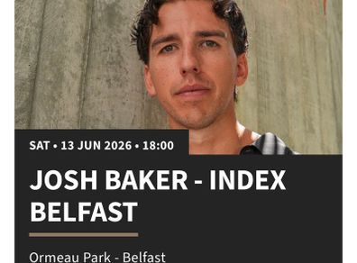 1x Josh Baker Ormeau Park Belfast