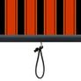 Outdoor Roller Blind 160x250 cm Orange and Brown Image 2