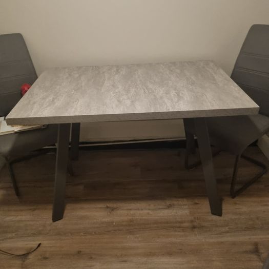 Dining table and chairs