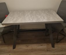 Dining table and chairs
