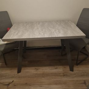 Dining table and chairs