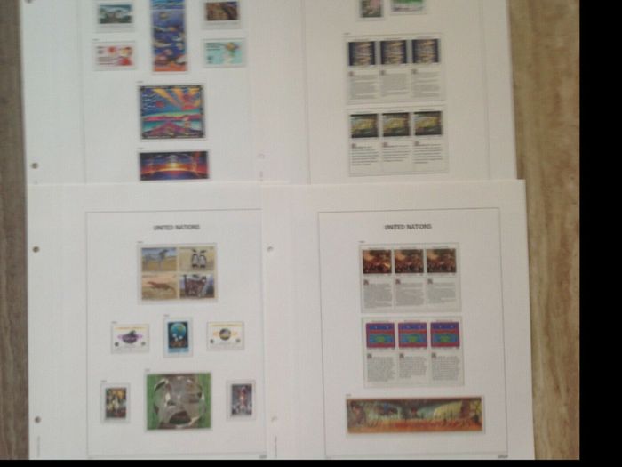 Stamp collection United Nations Vienna