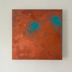 "Soulmate" abstract acrylic painting on canvas