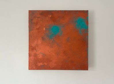 "Soulmate" abstract acrylic painting on canvas