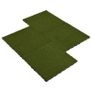 Artificial Grass Tiles 8 pcs 50x50x2.5 cm Rubber Image 3
