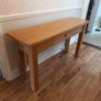 Solid Oak Console Table Image 2