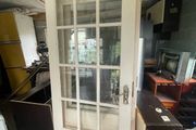 Internal glass panel door