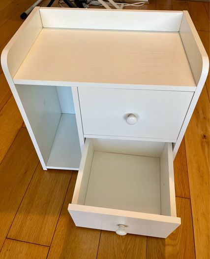 White nightstand