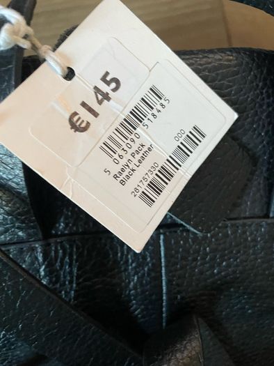 Women's bag backpack Clarks Genuine leather black colour Brand new