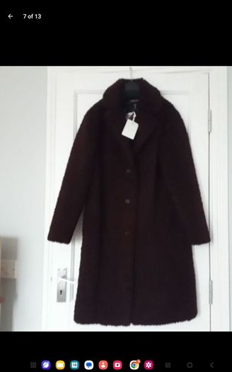 Ted Baker - Nabeli Coat - Deep Burgundy - UK 8 to 10 - BNWT RRP 430