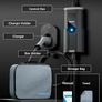EV Charger Type 2 to 3 Pin Plug, 10M | 2.3kW | 10A | IP65 Waterproof, Electric Car Charger Type 2 Charging Cable 3 Pin with LED Indicators & Carry Bag & Microfiber Towel Image 6