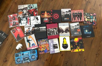 U2 CDs and DVDs for sale as one lot