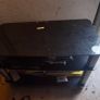Black glass tv stand Image 2