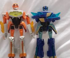 Transformers Animated 2008 jet fire and jet storm