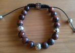 Tiger Eye Buddha Bead Bracelet MenJewellery Shamballa On Trend Designer Surfer