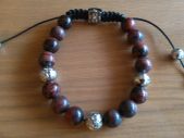 Tiger Eye Buddha Bead Bracelet MenJewellery Shamballa On Trend Designer Surfer
