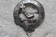 Mc Dowall Clan sterling silver badge