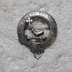 Mc Dowall Clan sterling silver badge