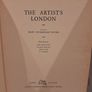 SALE!  THE ARTIST'S LONDON As seen in Eighty Contemporary Pictures Image 4