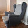 Ikea Armchair and footstool Image 4