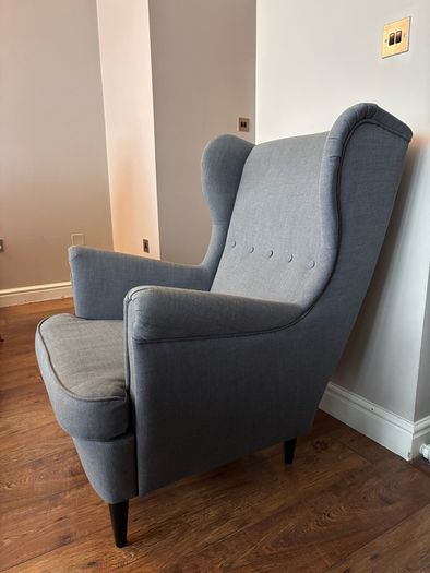 Ikea Armchair and footstool