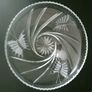 Unique a Special Millennium Commission Limited Edition Butterfly 24%lead Crystal Fruit Bowl Image 5