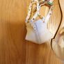 Women's White Jewelled Summer White Sandals NEW Toe Post SIZE 40 Image 6