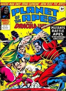 Planet of the Apes and Dracula Lives #123 (Marvel UK) - Comic Book