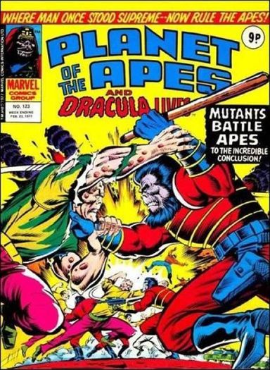 Planet of the Apes and Dracula Lives #123 (Marvel UK) - Comic Book
