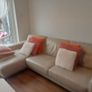 Butter leather sofa with eight chaise longue Image 4