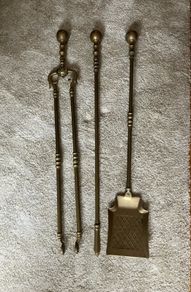 Brass Companion Fireside set