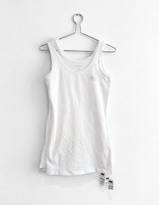 New Dunnes Stores White Longline Vest Top x3