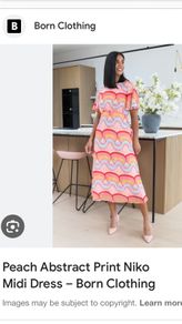 "Born" Niko midi dress
