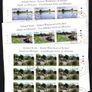 2006 Ireland Inland Waterways Commemorative Stamp Sheetlet Plate 1A1A1A1A Fine Used with Dublin cancel of 20th October 2006 Image 2