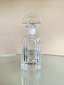Vintage Italian Lead Crystal Decanter Bottle, Cristalli Puthod