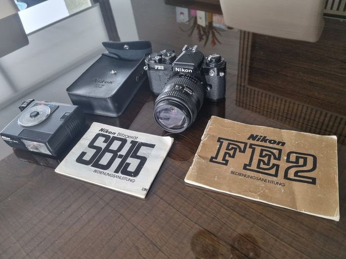 Nikon FE2 Bundle - fully tested and working vintage 35mm camera