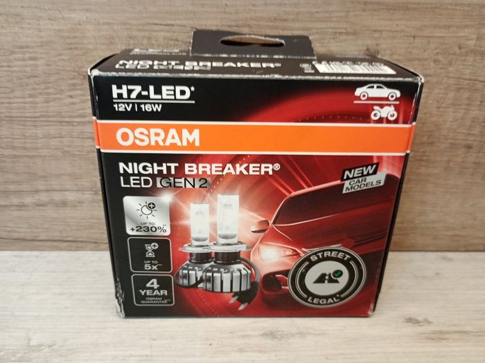 Osram H7 Night Breaker Gen 2 Headlights Bulbs