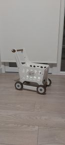 wooden trolley