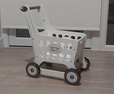 wooden trolley