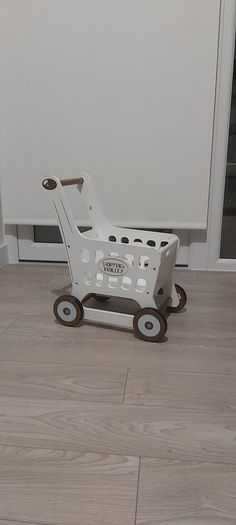 wooden trolley