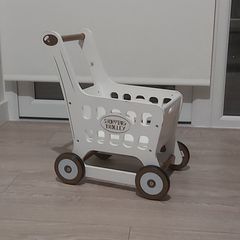wooden trolley