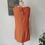 BNWT Stable of Ireland pure Irish linen burnt orange tunic top blouse M 10 12 summer holiday designer Image 4