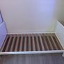 White Wooden Cot Bed / Toddler Bed Image 3