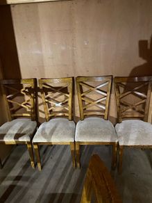 Solid Oak Kitchen Chairs