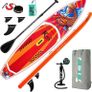 Inflatable Stand Up Paddle Board 11'6"/11'/10'5" Ultra-Light with Inflatable Board,ISUP Accessories,Three Fins,Adjustable Paddle, Pump,Backpack, Leash,Waterproof Bag MULTIPLE COLOURS AVAILABLE, SEE PHOTOS (FREE POSTAGE) Image 3