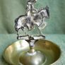 Vintage Lady Godiva Naked Lady Coventry Brass Ornament. Image 4