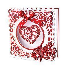 Tonic Rococco Die & Stamp sets - PAISLEY Heart